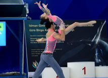 Bakıda idman gimnastikası və akrobatika gimnastikası üzrə Birgə Azərbaycan Birinciliyi start götürüb. Azərbaycan, 3 dekabr 2015